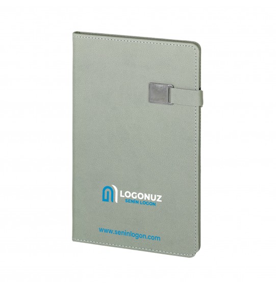 MGA-D2660 Gri Termo Deri Defter MGA-D2660 Gri Termo Deri Defter