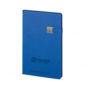 MGA-D2660 Mavi Termo Deri Defter