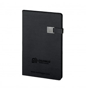 MGA-D2660 Siyah Termo Deri Defter