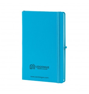 MGA-D918-HOLMEN Turkuaz Cilt Bezi Defter (Holmen Kitap Kağıdı)