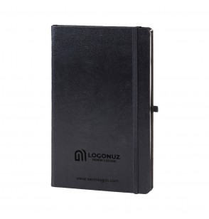 MGA-D918 Siyah-112 Yaprak Cilt Bezi Defter