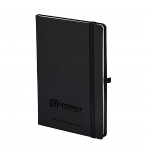 MGA-D920 Eko Siyah Termo Deri Defter (Holmen Kitap Kağıdı)