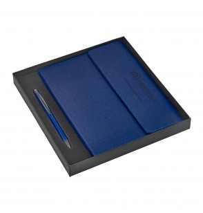 MGA-Z2424-K Mavi Hediyelik Set - Defter - Kalem Seti