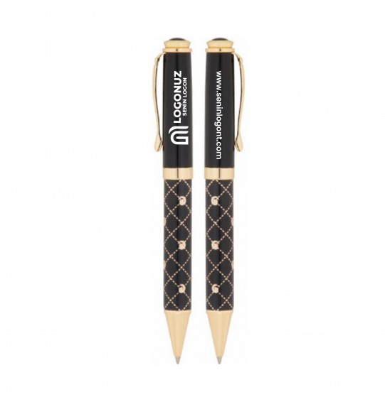 MGA-K656-T Siyah-Gold Metal Tükenmez Kalem MGA-K656-T Siyah-Gold Metal Tükenmez Kalem