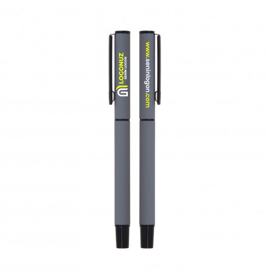 MGA-K1023-R Gri Metal Rubber Gövde Roller Kalem MGA-K1023-R Gri Metal Rubber Gövde Roller Kalem