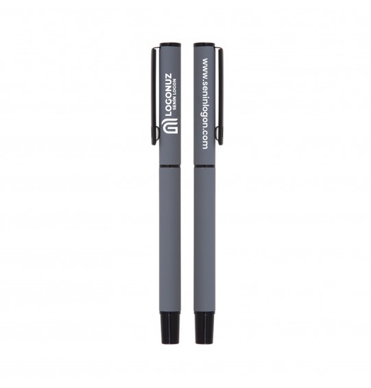 MGA-K1023-R Gri Metal Rubber Gövde Roller Kalem MGA-K1023-R Gri Metal Rubber Gövde Roller Kalem