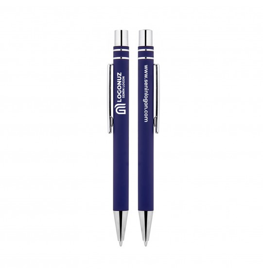 MGA-K1026-Lacivert Metal Tükenmez Kalem MGA-K1026-Lacivert Metal Tükenmez Kalem