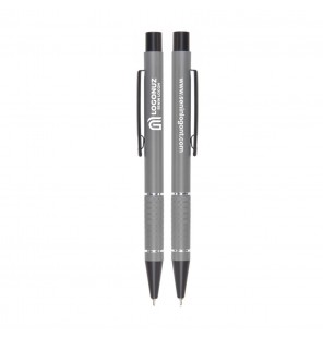 MGA-K559 Gri Metal Tükenmez Kalem Süper Jel Refil
