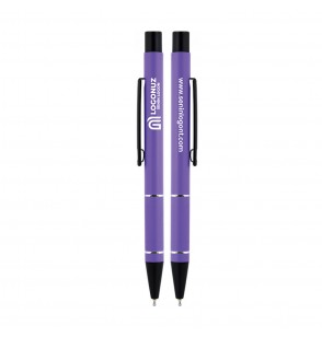 MGA-K559 Lila Metal Tükenmez Kalem Süper Jel Refil