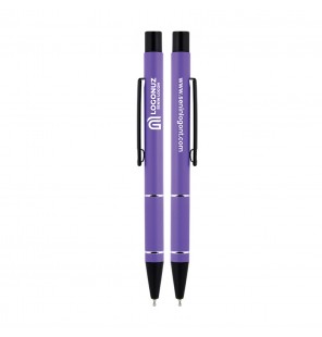MGA-K559 Lila Metal Tükenmez Kalem Süper Jel Refil