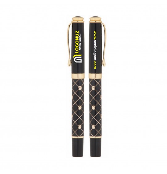 MGA-K656-R Siyah-Gold Metal Roller Kalem MGA-K656-R Siyah-Gold Metal Roller Kalem