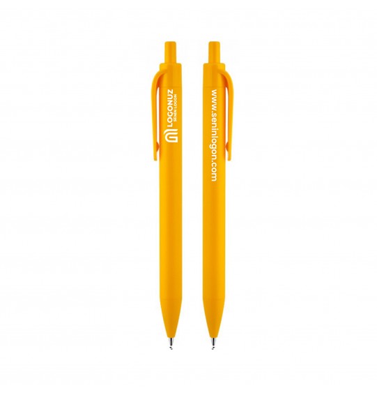 MGA-K507 Sarı Plastik Tükenmez Kalem