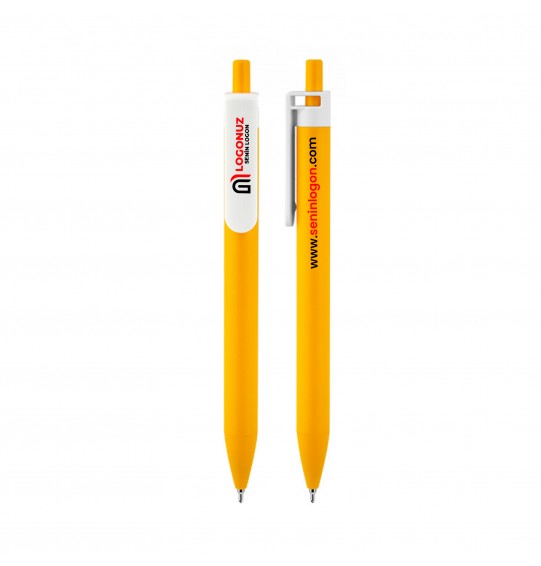 MGA-K508 BK Sarı Plastik Tükenmez Kalem MGA-K508 BK Sarı Plastik Tükenmez Kalem
