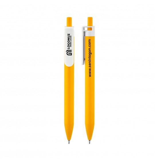 MGA-K508 BK Sarı Plastik Tükenmez Kalem MGA-K508 BK Sarı Plastik Tükenmez Kalem