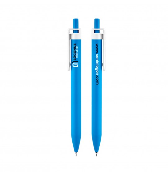 MGA-K509 BK Mavi Plastik Süper Jel Kalem