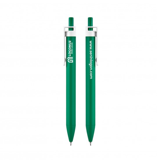 MGA-K509 BK Yeşil Plastik Süper Jel Kalem