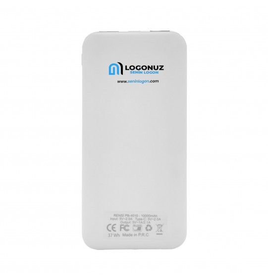 MGA-P4010 Beyaz 10000mAh Powerbank Taşınabilir Pil Şarj Cihazı