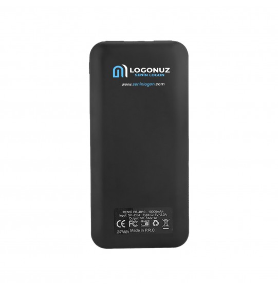 MGA-P4010 Siyah 10000mAh Powerbank Taşınabilir Pil Şarj Cihazı