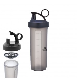 MGA-M5320 Siyah Detokslu PP (Polipropilen) Shaker Matara / 740 ml