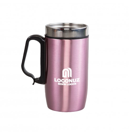 MGA-T5304 Pembe Çelik Kupa / 240 ml