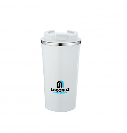 MGA-T5334 Beyaz Çelik Termos / 450 ml