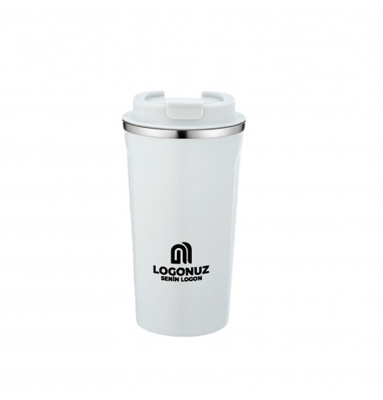 MGA-T5334 Beyaz Çelik Termos / 450 ml