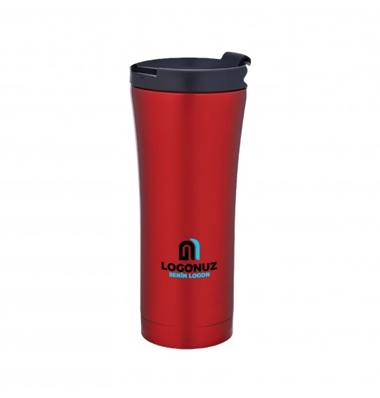 MGA-T5336 Kırmızı Çelik Termos / 500 ml
