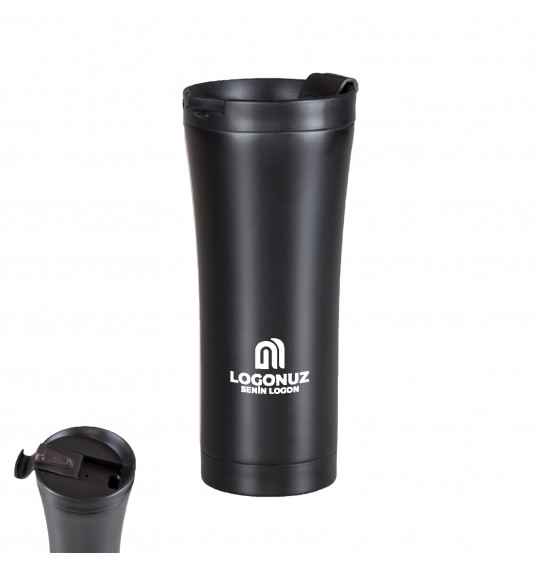 MGA-T5336 Siyah Çelik Termos / 500 ml