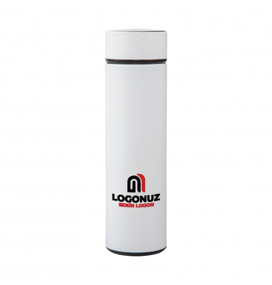 MGA-T5338 Beyaz Dijital Süzgeçli Termos / 450 ml MGA-T5338 Beyaz Dijital Süzgeçli Termos / 450 ml