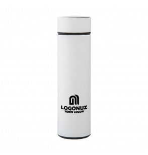 MGA-T5338 Beyaz Dijital Süzgeçli Termos / 450 ml