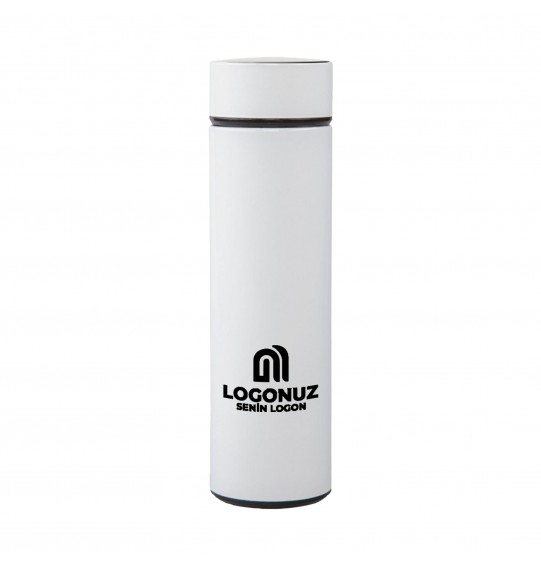 MGA-T5338 Beyaz Dijital Süzgeçli Termos / 450 ml MGA-T5338 Beyaz Dijital Süzgeçli Termos / 450 ml