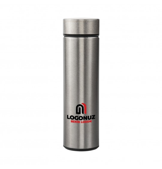 MGA-T5338 Krom Dijital Süzgeçli Termos / 450 ml