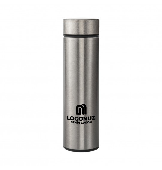 MGA-T5338 Krom Dijital Süzgeçli Termos / 450 ml