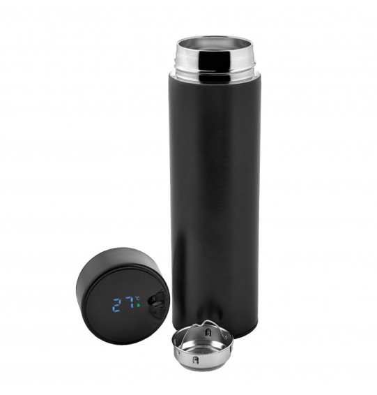 MGA-T5338 Siyah Dijital Süzgeçli Termos / 450 ml MGA-T5338 Siyah Dijital Süzgeçli Termos / 450 ml