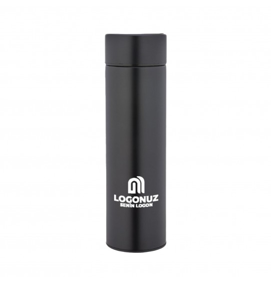 MGA-T5338 Siyah Dijital Süzgeçli Termos / 450 ml MGA-T5338 Siyah Dijital Süzgeçli Termos / 450 ml