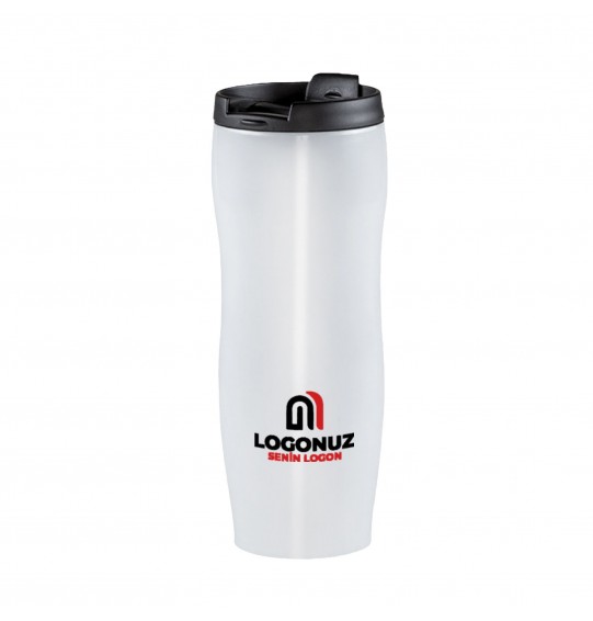 MGA-T783 Beyaz Çelik Kupa / 400 ml