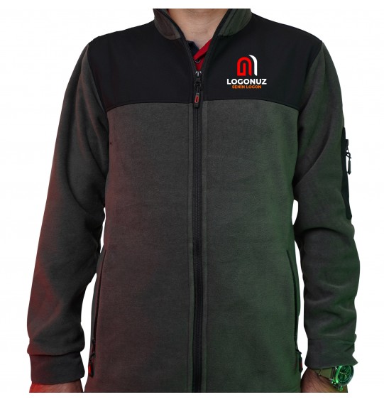 Cepli Polar Mont Gri Parçalı