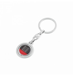 MGA-R860-KHL Krom Çift Taraflı Metal Anahtarlık