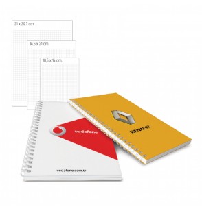 MGA-D1014 Yandan Spiralli Karton Defter