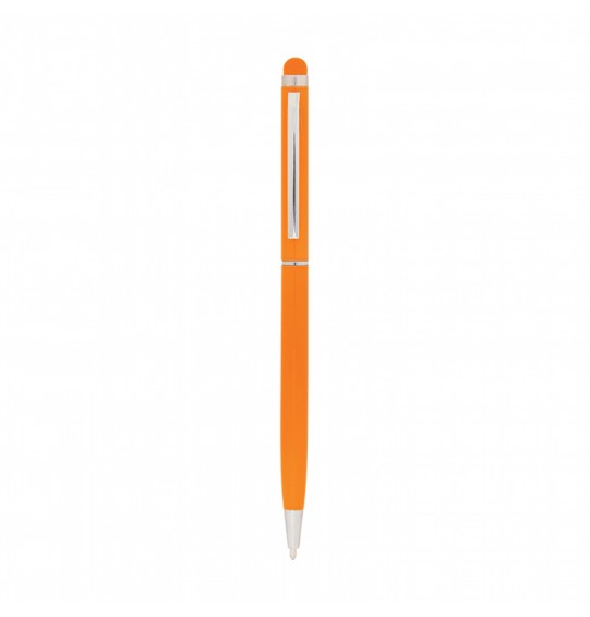 587 Turuncu Metal Tükenmez Touchpen Kalem