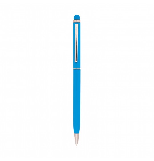 587 Turkuaz Metal Tükenmez Touchpen Kalem